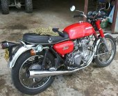 1975 Honda CB 350 disc photo